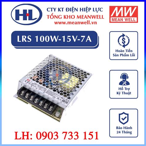 Nguồn Tổ Ong 15V Meanwell LRS 100 15 100 15V 7A Nguồn Led Nguồn