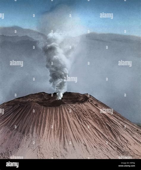 Mount Vesuvius Eruption Stock Photo - Alamy