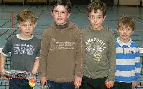 Tennis Deux victoires et une défaite pour les poussins Le Télégramme