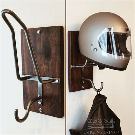 Amazing Motorcycle Helmet Rack Handmade Helmet Storage Etsy