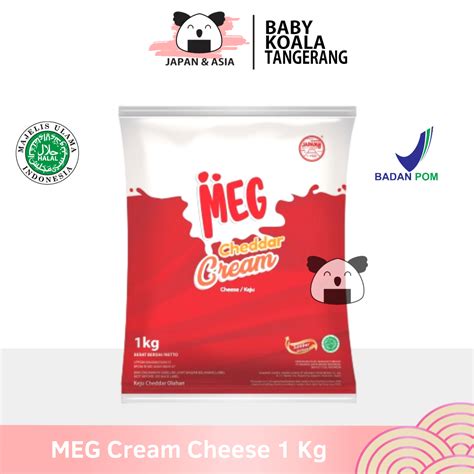 Jual MEG CHEESE Cheddar Cream 1 Kg Halal Chedar Shopee Indonesia