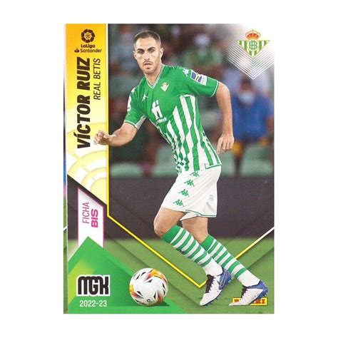 Comprar Cromo Víctor Ruiz Fichas Bis Betis Panini Megacracks 2022 23