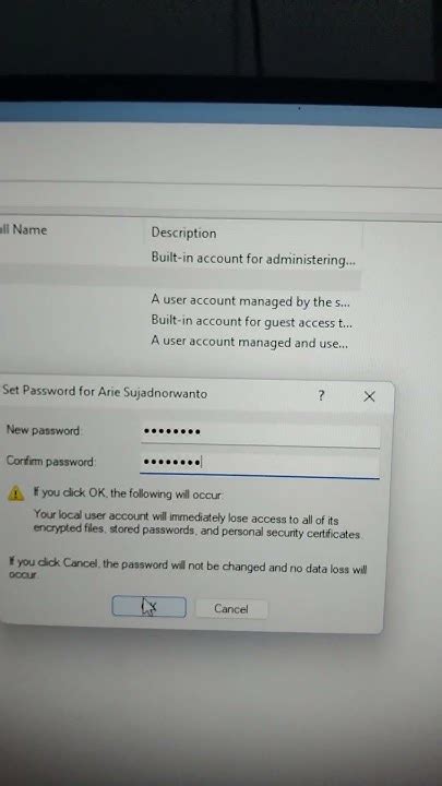 Cara Kasih Password Di Windows 11 Youtube