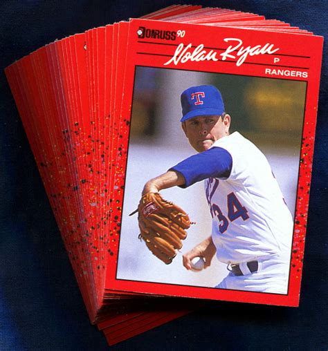 Donruss Texas Rangers Baseball Card Singles