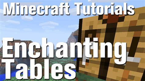 Minecraft Enchantment Table Recipe