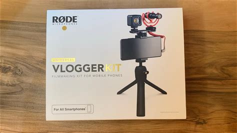 Rode Vlogger Kit Unboxing First Impressions Youtube