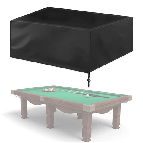 9ft Waterproof Billiard Table Cover Folding Pool Table Cover Dustproof ...