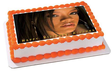 Rihanna 3 Edible Birthday Cake Topper