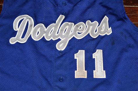 VINTAGE L.A. DODGER JERSEY SIZE L - Baseball-MLB