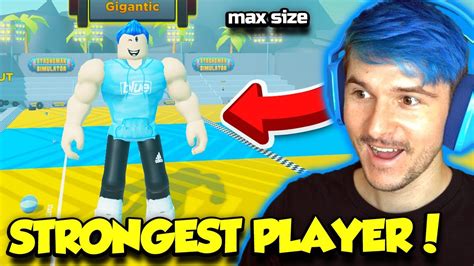 Becoming The STRONGEST PLAYER EVER In Strongman Simulator Roblox