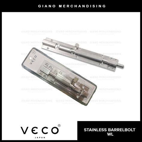 Stainless Barrel Bolt Wl Shopee Philippines