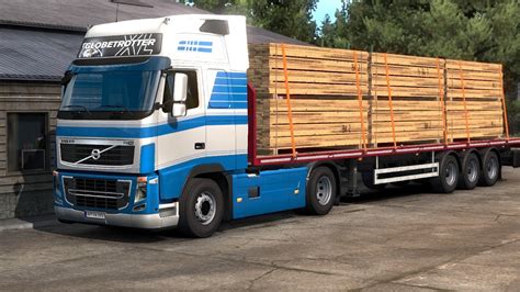 Ets Volvo Fh Classic Transporting Lumber Youtube