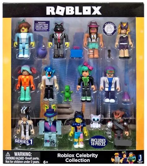 Roblox Series 1 Celebrity Collection Exclusive 3 Action Figure 12-Pack ...