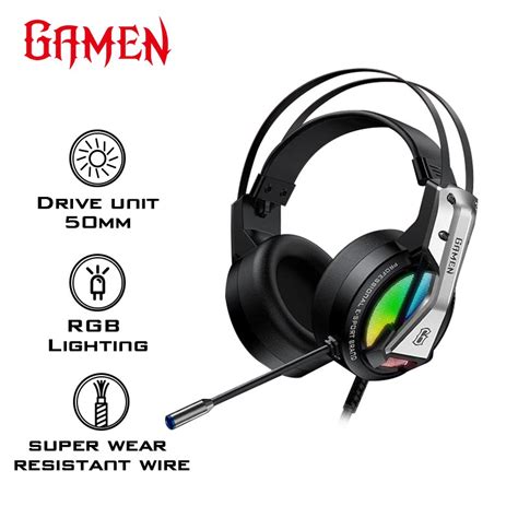 Jual Gamen Gh1500 35mm Audio Jack Input Noise Cancellation Rgb Led