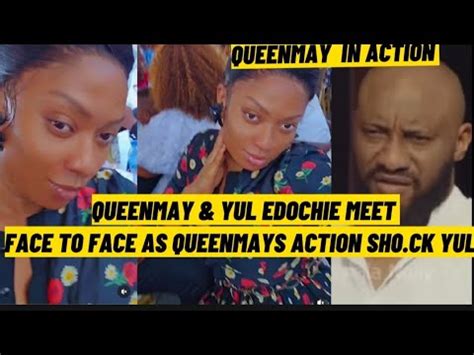 Queenmay Yul Edochie Meet Face To Face As Yul Edochie As Queenmays