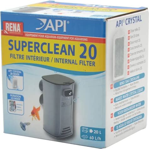 Api Filtre Interieur New Superclean Rena Pompe Pour Aquarium Neuf