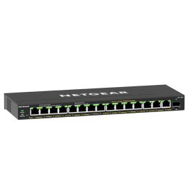 Netgear 15-Port PoE+ Gigabit Ethernet Plus Switch (180W) with 1 SFP ...