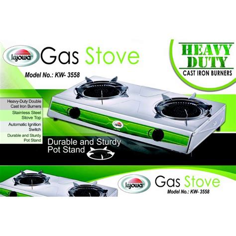 Kyowa Double Burner Heavy Duty Gas Stove BeeCost