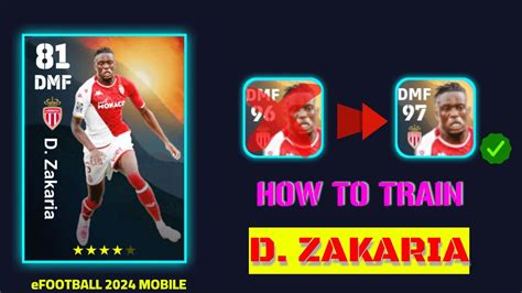 Dennis Zakaria In Efootball Mobile Efootball Train Youtube