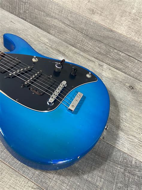 1987 Ernie Ball Music Man Steve Morse Signature Model Blue Burst