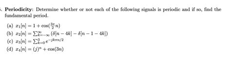 Solved Periodicity Determine Whether Or Not Each Of The Chegg