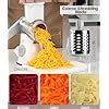 Ourokhome Rotary Cheese Grater Hand Crank Kitchen Shredder Speed