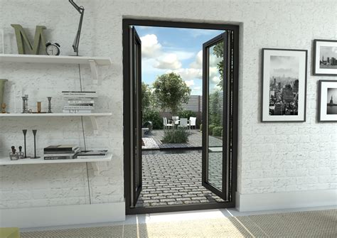 1200mm Part Q Compliant Black Aluminium French Doors At Climadoor