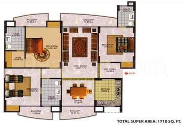 Bhk Apartment Flat For Sale In Antriksh Greens Sector Noida