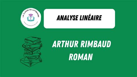 Le Mal D Arthur Rimbaud Analyse Lin Aire Bac La Classe Du