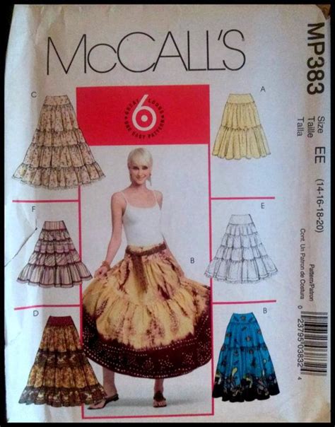 Mccalls Mp383 Misses Skirts Size 1420 By Thepatternshopp 900 Patterned Sheets Mccalls