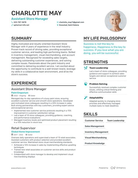 3 Successful Assistant Store Manager Resume Examples And Writing Tips For 2024