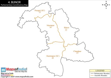 Bijnor Election Result 2024 - Parliamentary Constituency Map and Winning MP