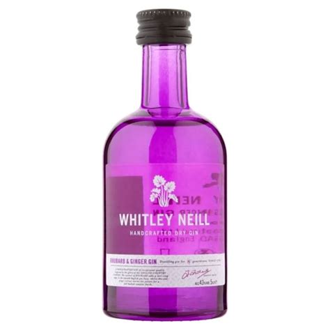 Whitley Neill Rhubarb Ginger Gin Cl Miniature Castle Off Licence