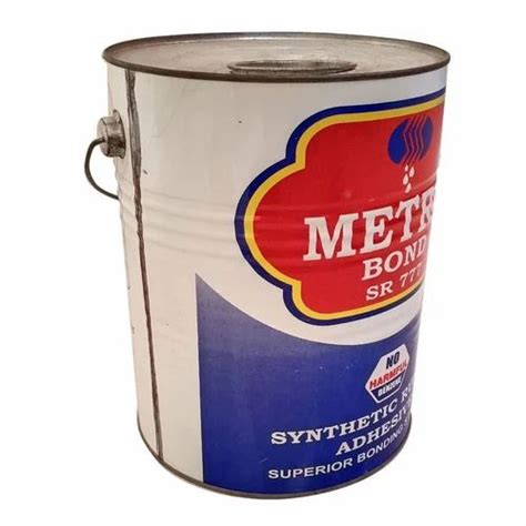 Sr Liter Metro Bond Synthetic Rubber Adhesive Tin Can At