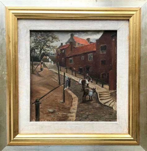 Joseph L Pickering Rba Roi Signed Original Antique Oil Painting On