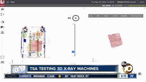 TSA testing 3D x-ray machines