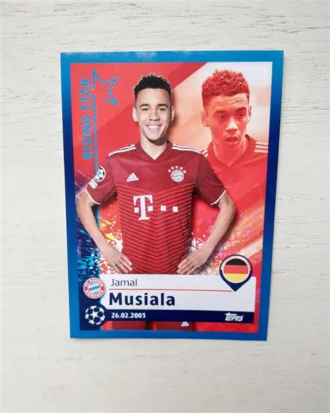 Topps Jamal Musiala Rookie Champions League Bayern Munich