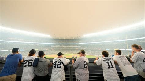 MLB Postpones Two Games Due To Dangerous Air Quality On East Coast