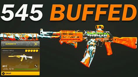 The BUFFED KASTOV 545 After UPDATE Vondel Park Warzone YouTube