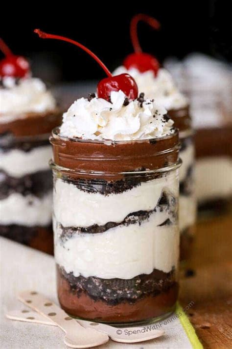 Oreo Chocolate Cheesecake Parfaits Spend With Pennies