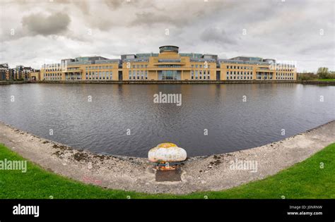 Exterior view of Victoria Quay offices of the Scottish Government in ...