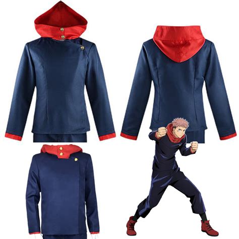 Jual (PDS) JAKET BLAZER ITADORI YUJI ANIME JUJUTSU KAISEN COSPLAY | Shopee Indonesia