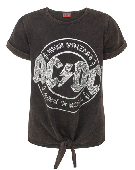 Acdc 75 High Voltage Tour Mens T Shirt Vanilla Underground