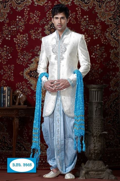 Indowestern With Dhoti Men Fashion Wedding Partywear Free Ship With Free Stole Indian Groom