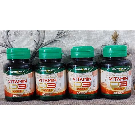 Jual Nutrimax Vitamin Vit D Iu Isi Tablet Shopee Indonesia