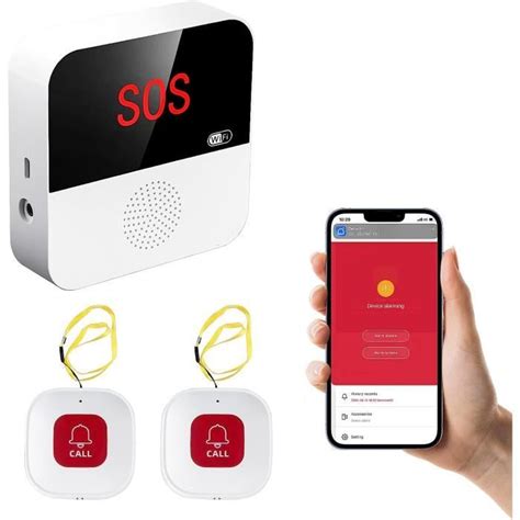 Systeme Alarme Maison Bracelet Alarme Personne Agee Tuya Wifi Kit