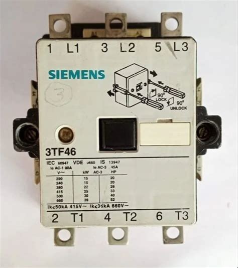 Siemens 3TF46 Power Contactor At 3610 Siemens Contactor In Thane