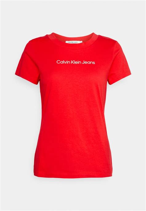 Calvin Klein Jeans T Shirt Z Nadrukiem Zalandopl