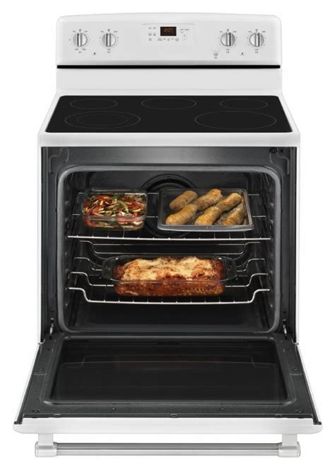 Maytag Mer8600dh 30 Inch Freestanding Electric Range With 4 Smoothtop Elements 62 Cu Ft