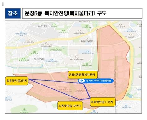 파주시 운정6동 복지사각지대 위기가구 발굴 협약식